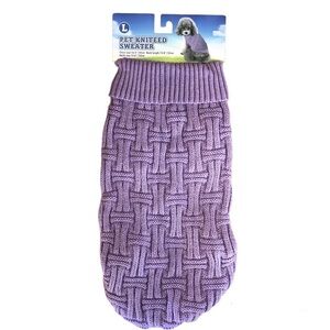 🌈 6/$60, NWT, Dog Sweater, Purple, Large